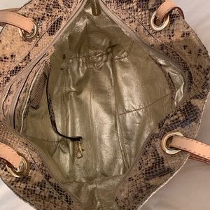 MK Leather shoulder bag